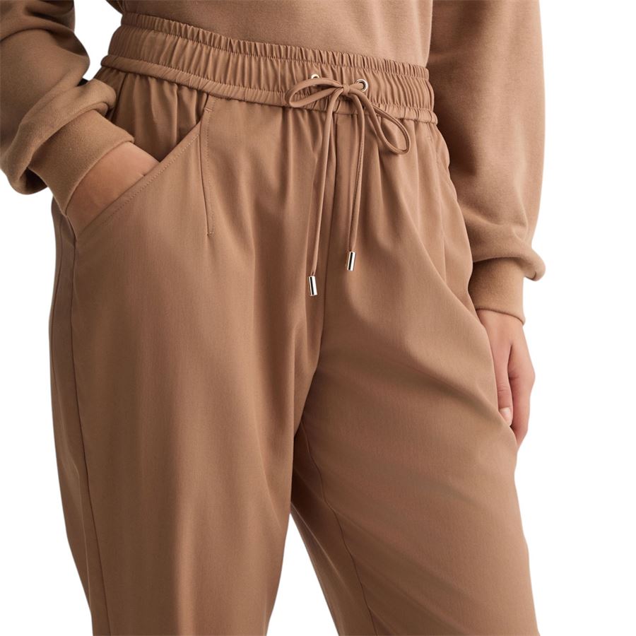 Pantaloni tuta da donna cropped beige Liu Jo | TA5144TS922X0675